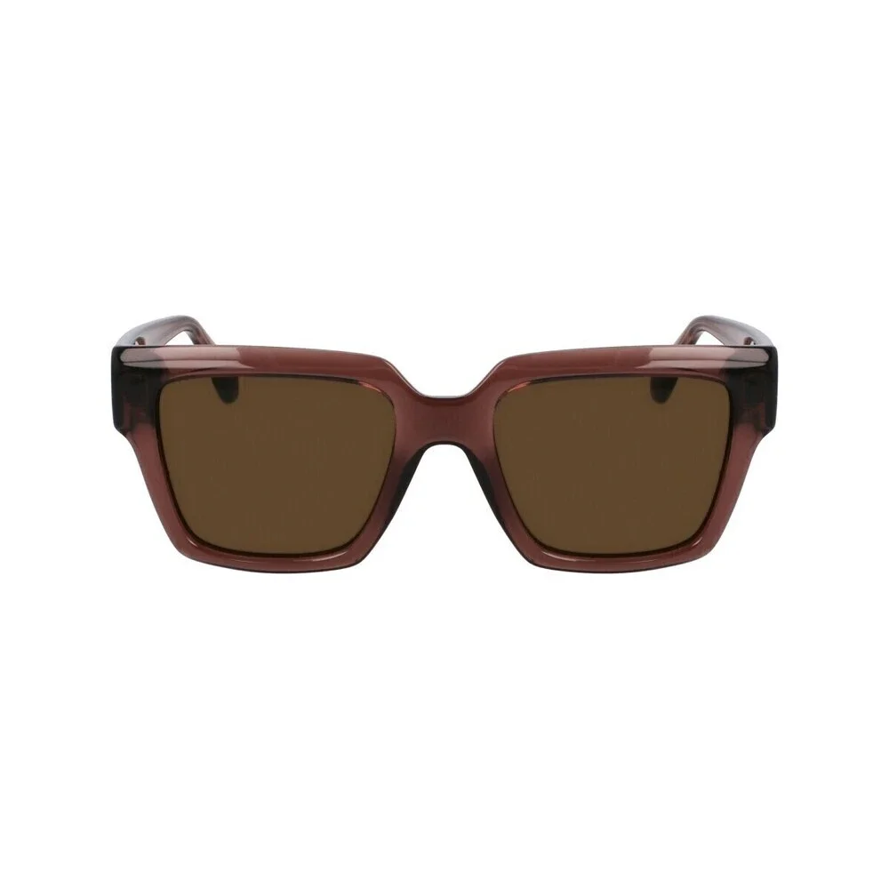 Salvatore Ferragamo SF2014S Sunglasses Transparen Mauve Rectangle